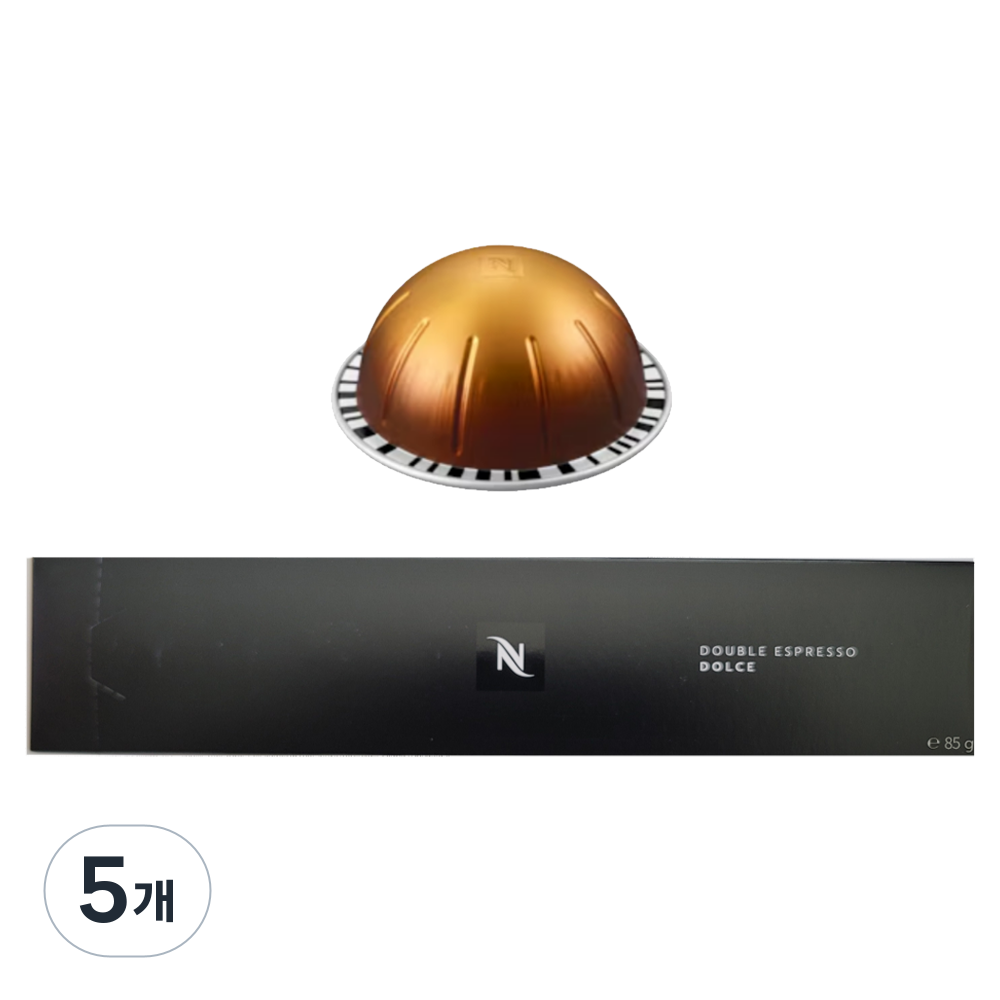 네스프레소 버츄오 더블에스프레소 돌체, 8.5g, 10개입, 4개