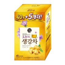 송원 송원)도라지생강차40T+5T 녹차류 음료 차류 가공식품 음료류, 630g, 1개