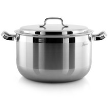 퀸센스 바오스 솥 3ply 곰솥 28cm 인덕션 IH, 실버