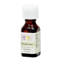 Aura Cacia 100% 퓨어 아로마테라피 에센셜 방향 오일 15ml, Tangerine