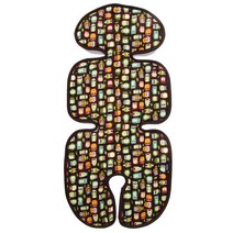 오가닉팩토리 유모차 카시트용 라이너, 부엉이(브라운)