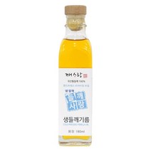 깨사랑 들깨사랑 냉압착 생들깨기름, 180ml, 1개, 180ml