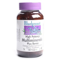 Bluebonnet 멀티 미네랄즈 플러스 보론 베지테리언 캡슐, 180개입, 1개