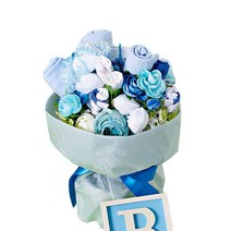 베이비베이커리 아기옷 플라워 부케 L 백일용