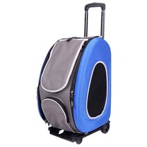 이비야야 4in1 칼라캐리어백팩 FC1008 (카시트 이동장 캐리어 백팩), 블루, 30 x 34 x 50 cm