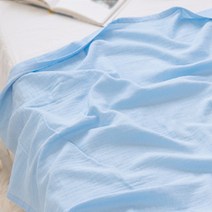아포아룸 솔리드 이중거즈이불, 블루