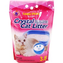 펫모닝 룽펑크리스탈 무향 실리카겔 고양이 모래, 3.8L, 1개