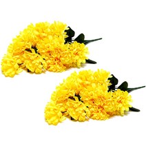 ALB 조화 옐로우, 국화, 2개