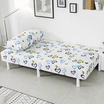 파란들 단면 매트리스 싱글 침대 + 헤드 쿠션, 하트(실라이크), 발통100mm(블랙)