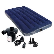 인텍스 에어 매트리스, 01.광폭싱글에어매트+차량용 전동펌프