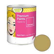 노루페인트 팬톤멀티 에그쉘광 그린골드계열 페인트 1L, 엔티크골드(16-0730), 1개