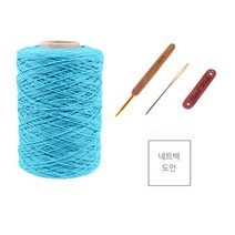 마마니트 동방면사 네트가방 DIY 세트, 304 스카이, 1세트