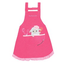 애니나라 캐릭터 앞치마, 핑크(울리), 1개