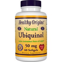 헬시오리진스 유비퀴놀 50mg 글루텐 프리 무설탕 소프트젤, 60개입, 1개