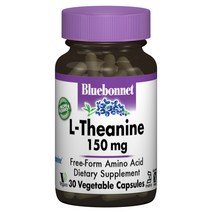 블루보넷 L-테아닌 150mg 베지터블 캡슐 무설탕 글루텐 프리, 30개입, 1개