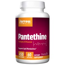 재로우 판테틴 450mg 소프트젤 글루텐 프리, 60개입, 1개