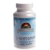 소스내츄럴스 L-트립토판 500mg 캡슐, 120개입, 1개