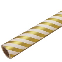 제일포장 사선 종이 롤포장지, 금색, 1개