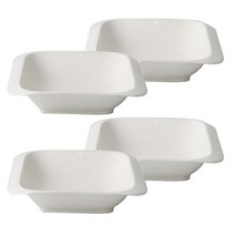 엘룸 엘클래시 사각찬기, 화이트, 4p