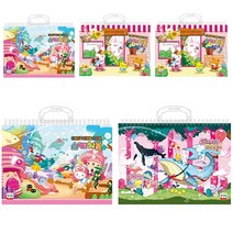 영아트 여아용 스케치북 5p 랜덤 발송, 345 x 248 cm, 22매