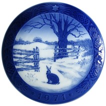 로얄코펜하겐 크리스마스 1971 접시