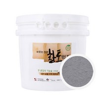 [이오세라믹] 바르는 천연 황토벽지 그레이 10L