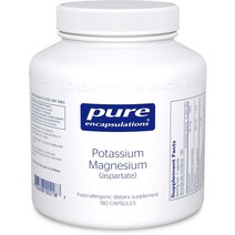 퓨어인캡슐레이션 포타슘 마그네슘 (아스파르테이트) 캡슐, 180개입, 1개