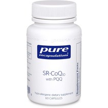 퓨어인캡슐레이션 SR-CoQ10 PQQ 캡슐 글루텐 프리, 60개입, 1개