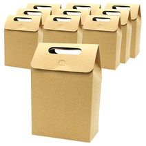 도나앤데코 손잡이상자 중, 크라프트, 10개입