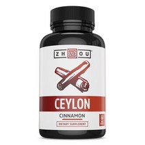 Zhou Nutrition 실론 시나몬 베지 캡슐, 60개입, 1개, 60정