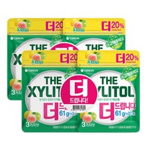 오리온 달지않아 깔끔한 더 자일리톨 리필, 61g, 4개