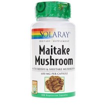 솔라레이 마이타케 버섯 600mg 베지테리안 캡슐, 100개입, 1개