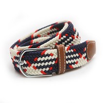 니꼴레닉 남여 골프 엘라스틱 밴딩 벨트, 115 화이트 + 레드블랙