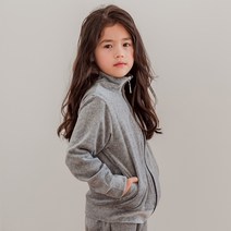 유라비 아동용 벤지 벨루어 집업자켓