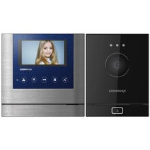 코맥스 4선식 컬러 비디오폰 블루 CAV-43M + 각도조절 현관 카메라 DRC-4M, CAV-43M, DRC-4M