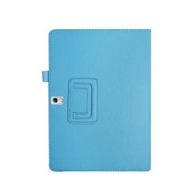 아이디스킨 갤럭시 탭4 10.1 가죽케이스 SM-T530, 블루