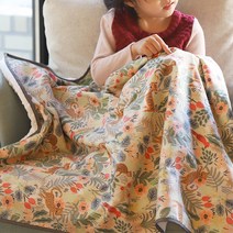 베베슈에뜨 숲속동물원 엠보극세사 블랭킷, 아이보리