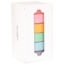 왈가닥스 솔리드 마스킹테이프 파스텔 6P SET, 혼합색상