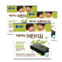 [아이김] 베베쿡 처음 먹는 어린이김, 오리지널, 30개입