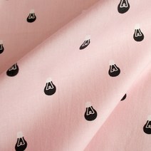 르우홈 꼬마전구 패브릭 원단, 핑크