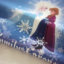 디즈니 코튼빌 옥스포드 20수 겨울왕국 스토리북 패브릭 원단, 혼합색상