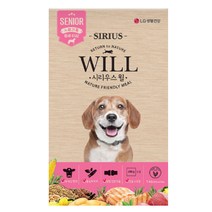 시리우스 윌 시니어사료, 1kg, 1개, 닭