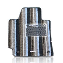 더존 차량용 세니스 카매트 일반형 스트라이프 블루, 르노삼성, SM7뉴아트 2008년 1월~2011년 8월 5p, 르노삼성