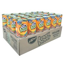 러비더비 대용량 강아지 간식 캔 375g, 치킨   소고기 혼합맛, 24개입
