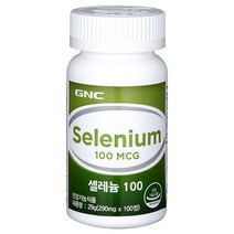 GNC 셀레늄 100, 100정, 1개, 100정