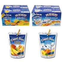 카프리썬 오렌지 망고 200ml x 20p + 알라스카 200ml x 20p, 1세트