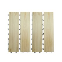 미앤미 낱장 편백나무 조립식마루, 원목 마감재(4장), 1개