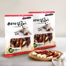 야아부르니 국내산 강아지 수제간식, 오리말이껌, 2개