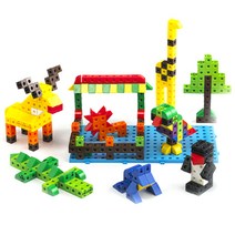 이디엑스 창의 수학 블록완구 500개 세트, 혼합색상