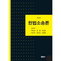 헌법소송론, 법문사, 성낙인권건보정철전상현박진우허진성김용훈
